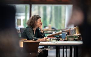 Wendy Morris in het Braempaviljoen 